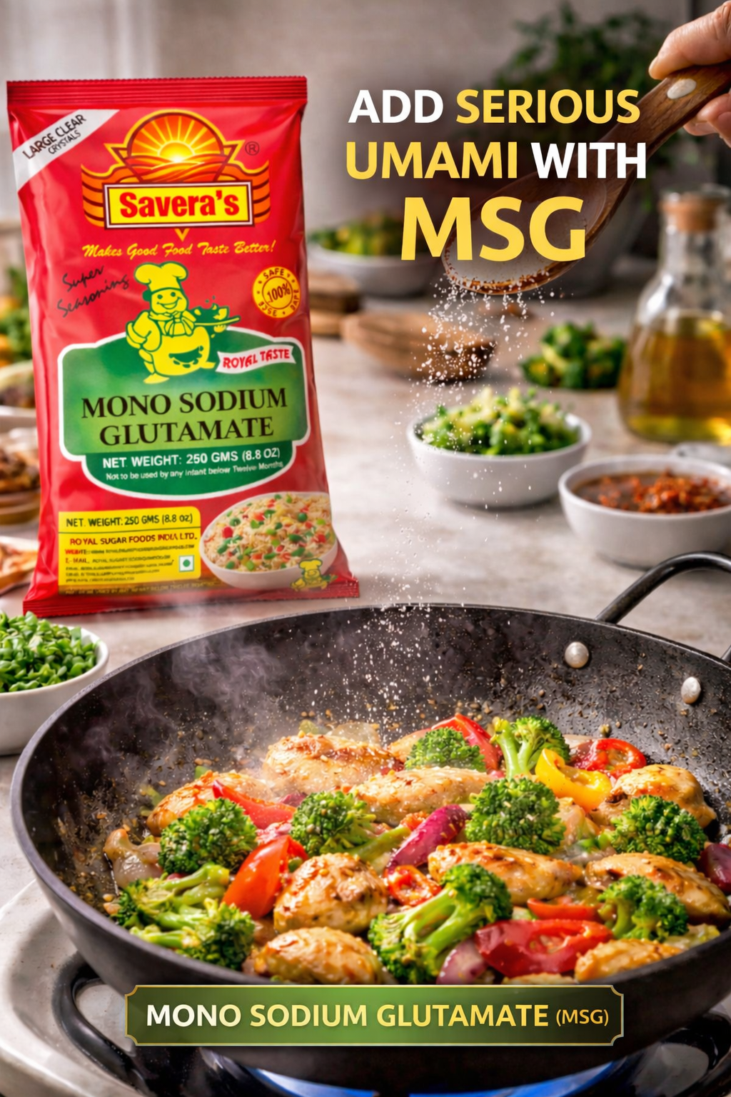 MSG (Ajinomoto) 250g Sachet view 3